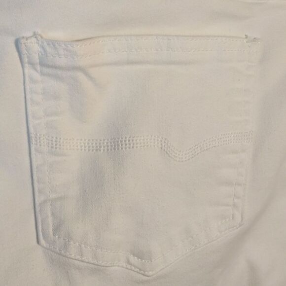 Catherines 3XWP Women's White Denim Jeggings - Picture 6 of 7